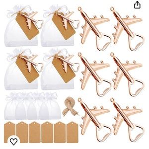 NWT Travel theme party favors,50pc  airplane bottle openers